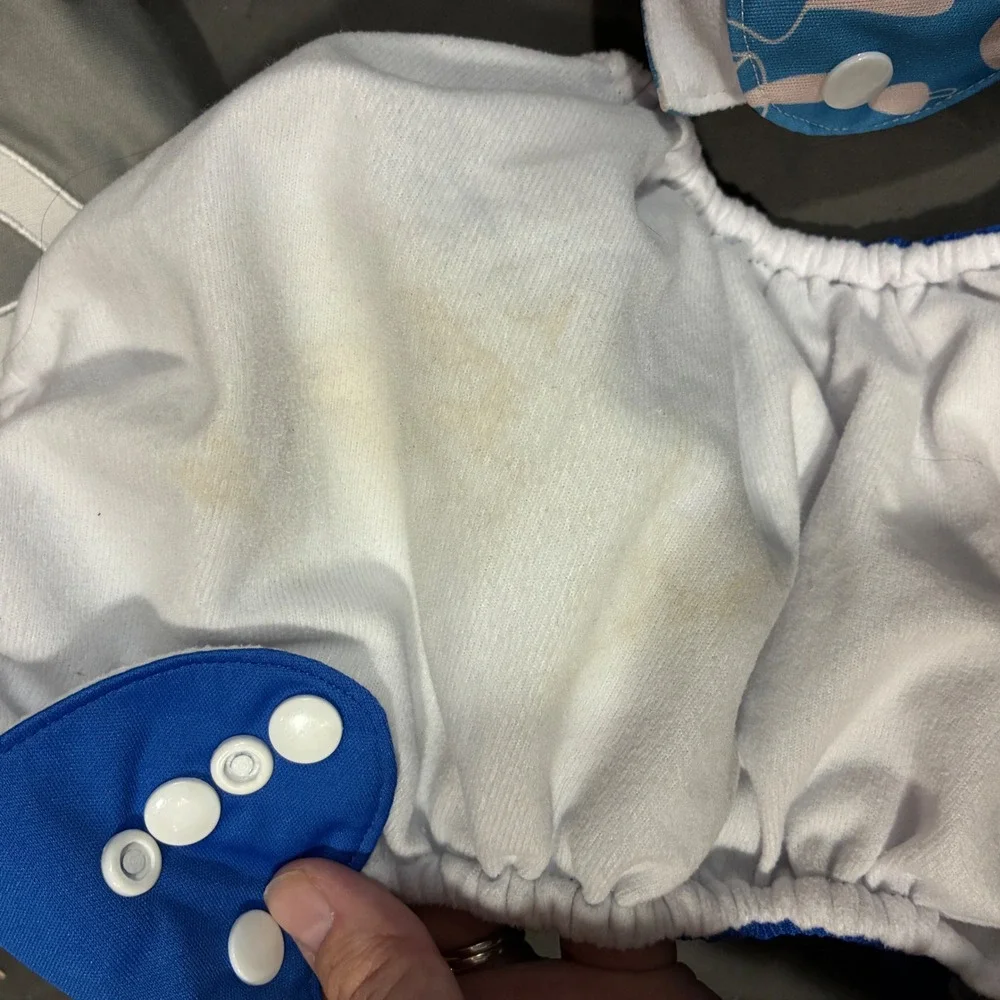 lot of 6 Mama Koala peter pan Little Monsters pocket Cloth Diapers Inserts OS